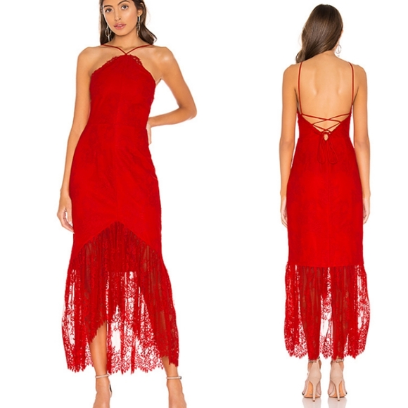 NBD Dresses & Skirts - 🌼NBD X By NBD  Mulan Midi Lace Dress Revolve ✨FIRM PRICE✨
